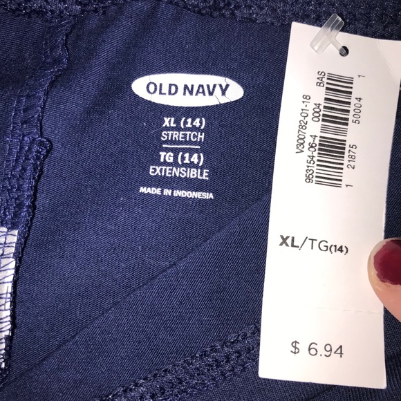 Old navy tight blue shorts - Picture 3 of 3